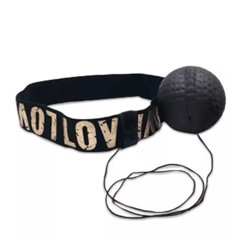 Head-Mounted PU Speed Ball for Boxing and MMA Training - Hand-Eye Coordination Reaction Fitness Equipment